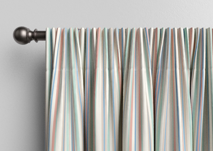 The British Stripe Co. Elizabeth, Brighton No.1 - Made to Measure Curtains - Image 9